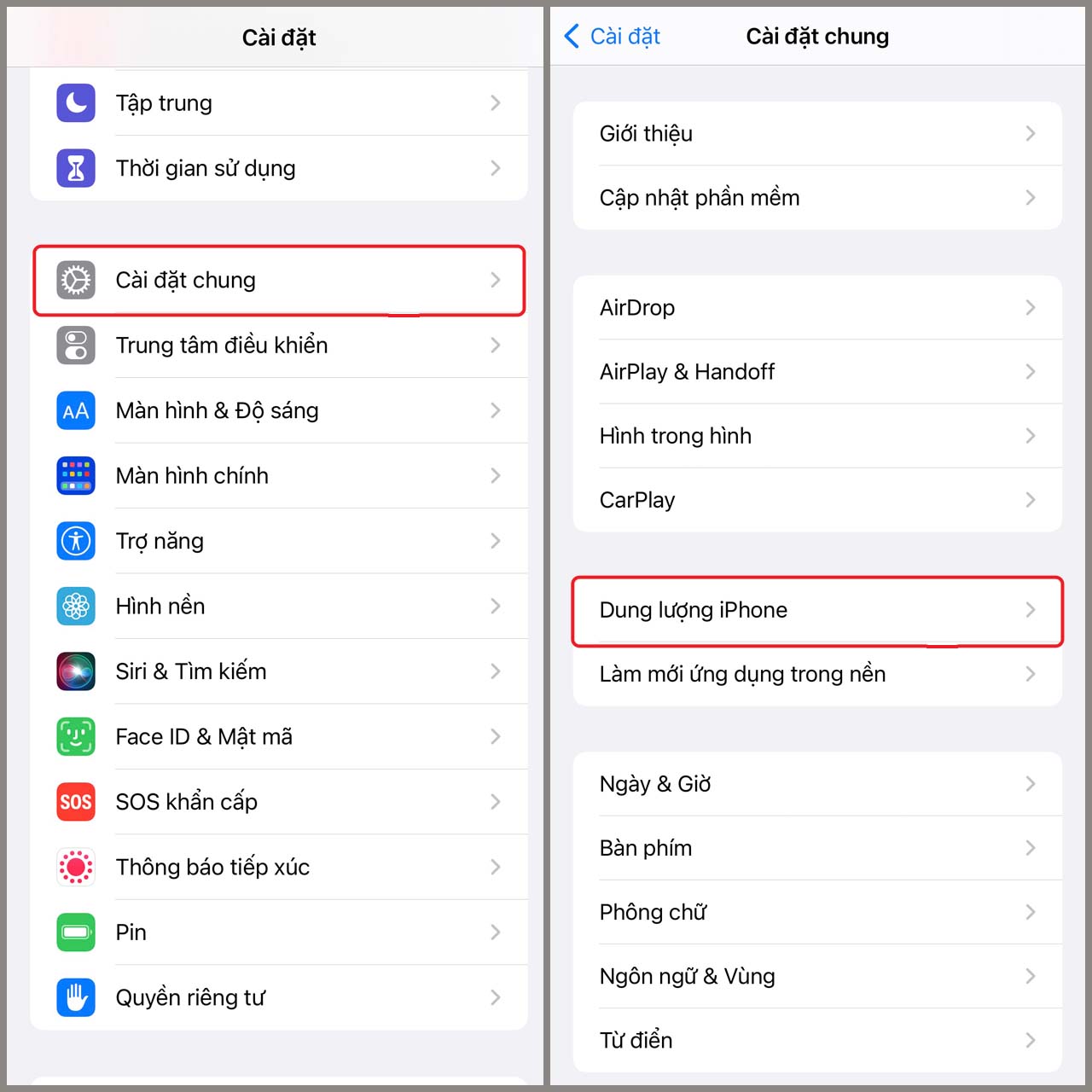 kiểm tra bộ nhớ